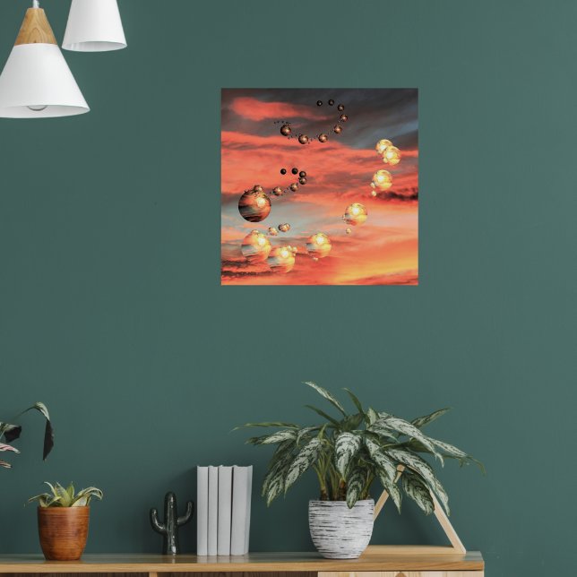 Planets Abound Poster (Living Room 1)