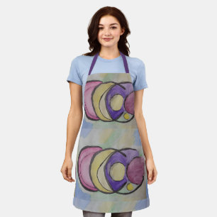 Planets Abstract Art Apron