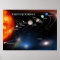 Planets and dwarf planets in space