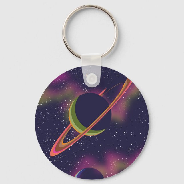 Planets and Stars Key Ring (Front)