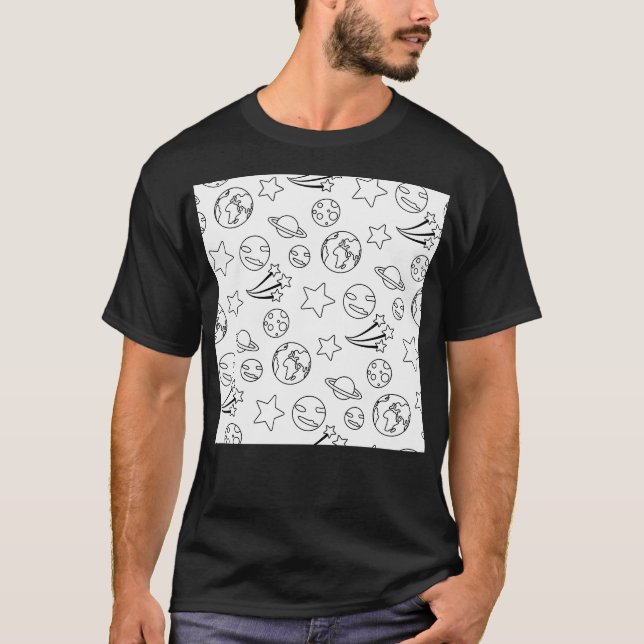 Planets And Stars T-Shirt (Front)