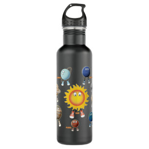 Planets and The Solar System 710 Ml Water Bottle
