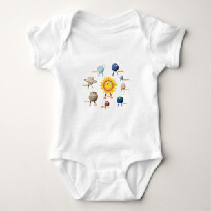 Planets and The Solar System Baby Bodysuit