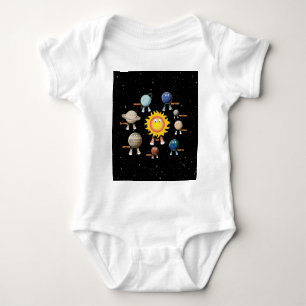Planets and The Solar System Baby Bodysuit