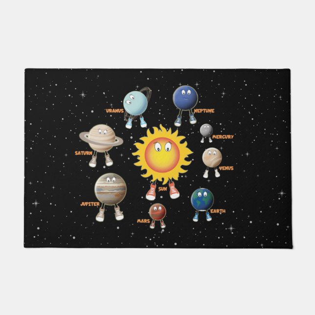 Planets and The Solar System Doormat (Front)