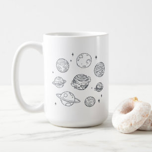 Planets coffee mug