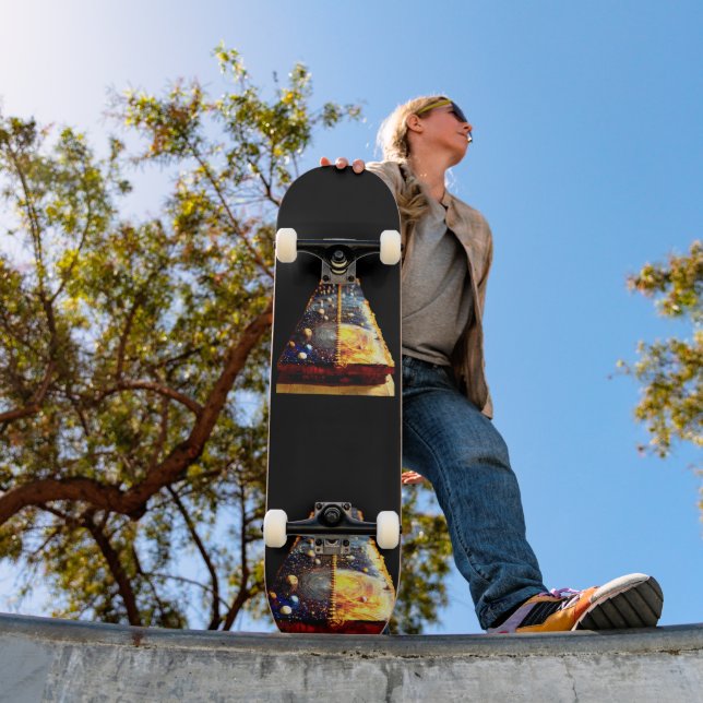 Planets Embedded Skateboard (Outdoor 1)