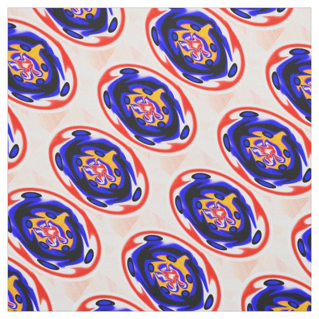 Planets fashion fabric (Swatch)