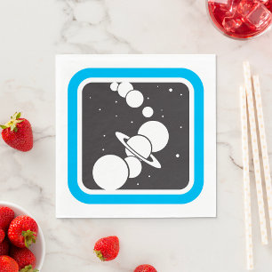 Planets In Space Napkin