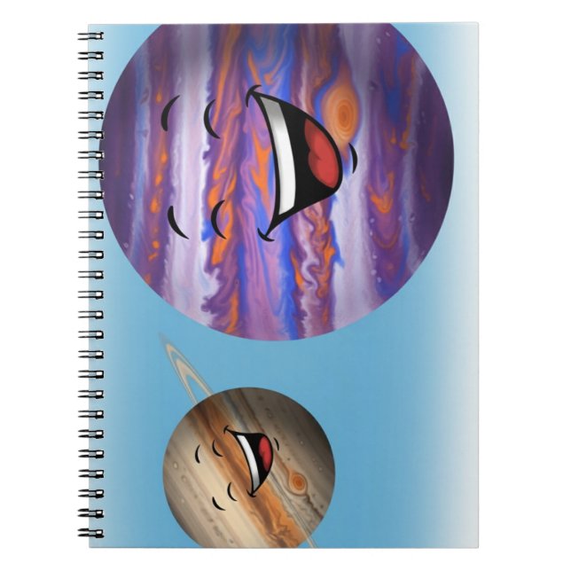 Planets Notebook for Kids (Front)