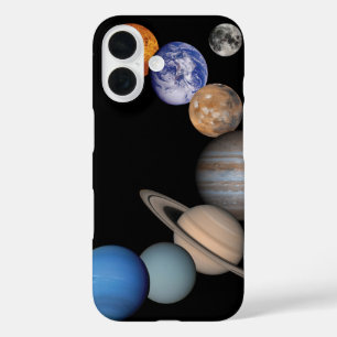 Planets of the solar system iPhone 16 case