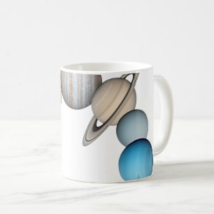 Planets of the solar system (Colour Changeable) Coffee Mug