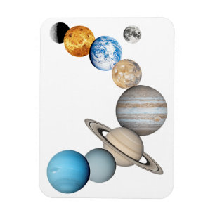 Planets of the solar system (Colour Changeable) Magnet