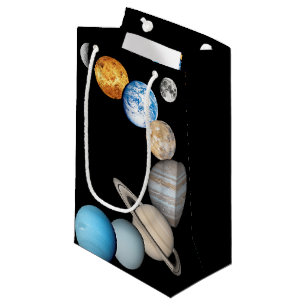 Planets of the solar system (Colour Changeable) Small Gift Bag