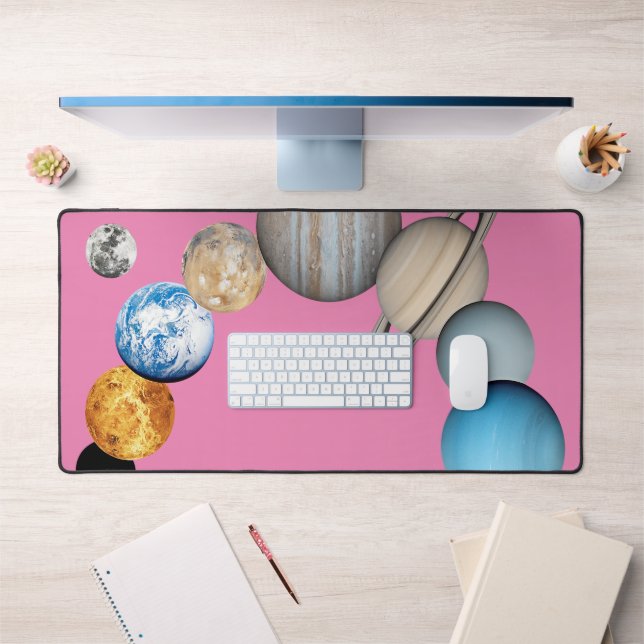 Planets of the solar system desk mat (Office 1)