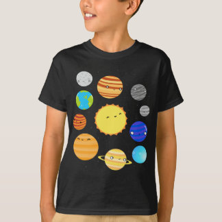 Planets of the Solar System Kids T-Shirt