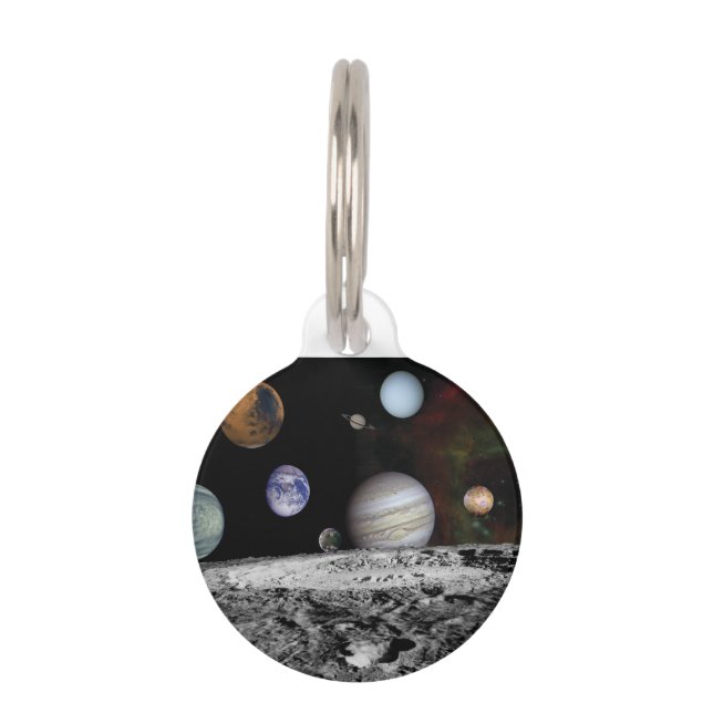 Planets of the solar system pet tag (Front)
