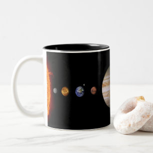 PLANETS OF THE SOLAR SYSTEM Two-Tone Mug