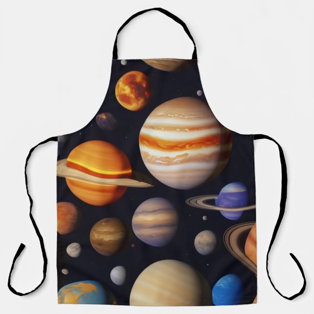 Planets Pattern Apron (Front)