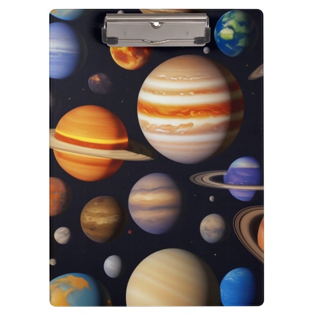 Planets Pattern Clipboard (Front)