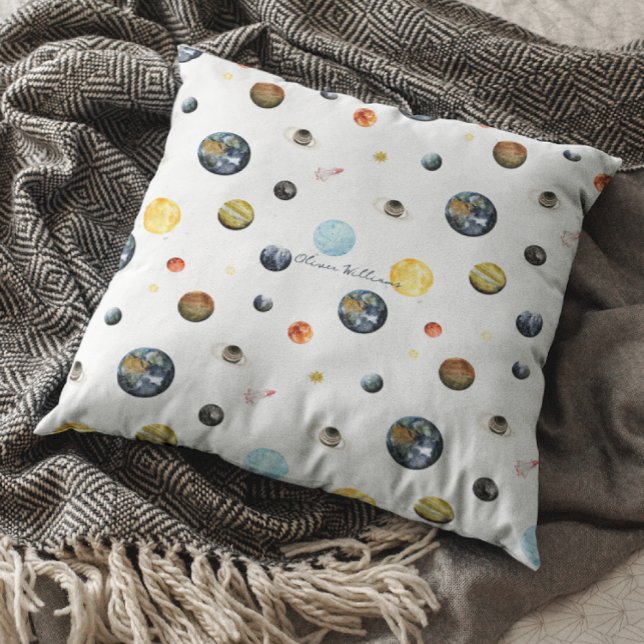 Planets Solar System Personalised Baby Cushion (Creator Uploaded)