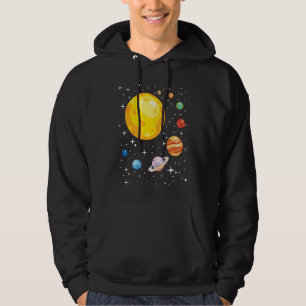 Planets Solar System Planetarium Astronomy Astroph Hoodie