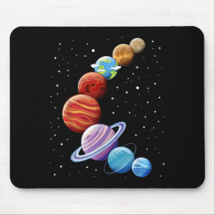Planets Space Galaxy Solar System Men Women Kids 1 Mouse Pad