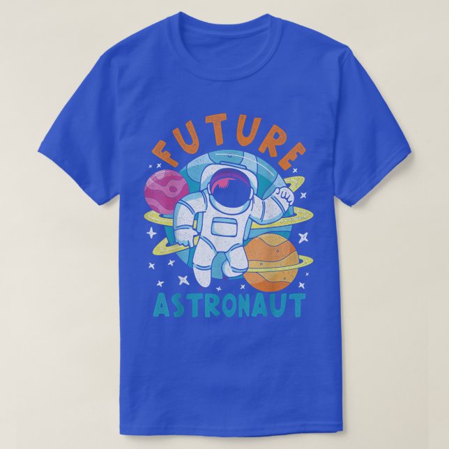 Planets Space Science Astronomy Lover Kids Future  T-Shirt (Design Front)