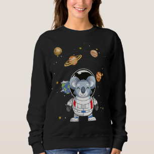 Planets Space Scientist Australia Animal Koala Ast Sweatshirt