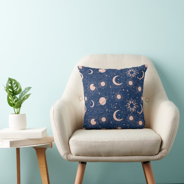 Planets & Stars Pattern Cushion (Chair)