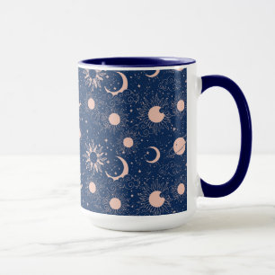 Planets & Stars Pattern Mug