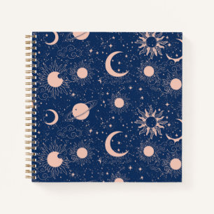 Planets & Stars Pattern Notebook