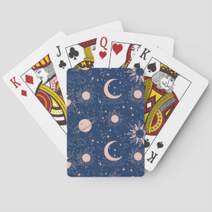 Planets & Stars Pattern Playing Cards