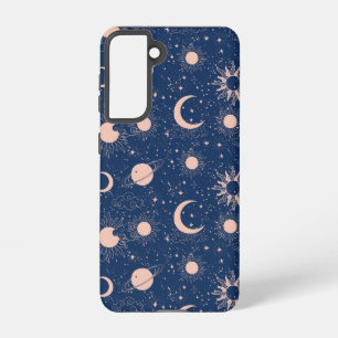 Planets & Stars Pattern Samsung Galaxy Case