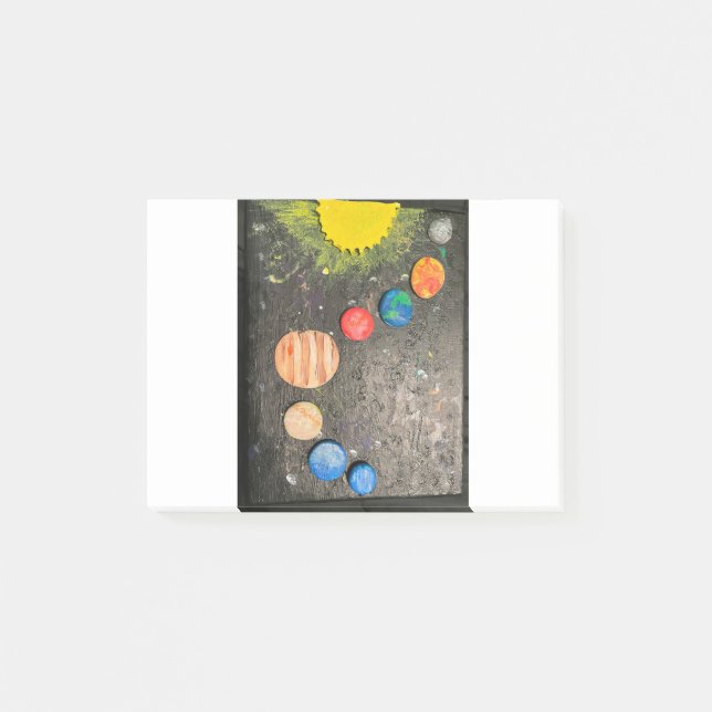 planets sun astronomy astrology mercury venus mars post-it notes (Front)
