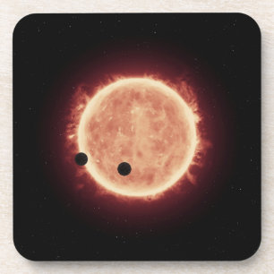 Planets Transiting Red Dwarf Star In Trappist-1 Coaster