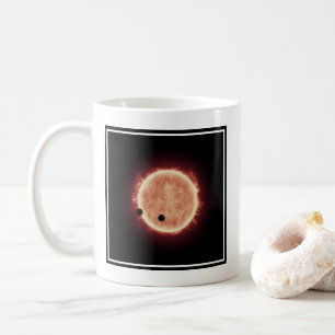 Planets Transiting Red Dwarf Star In Trappist-1 Coffee Mug