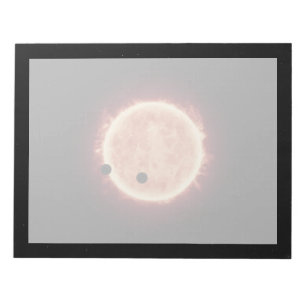 Planets Transiting Red Dwarf Star In Trappist-1 Notepad