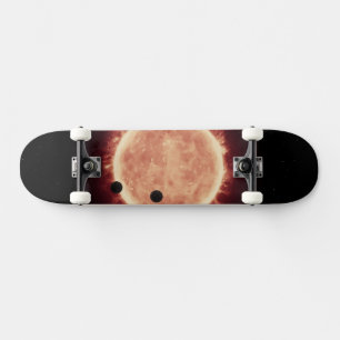 Planets Transiting Red Dwarf Star In Trappist-1 Skateboard