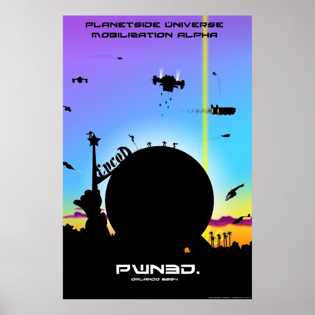 PlanetSide Universe Mobilisation Alpha Poster (Front)