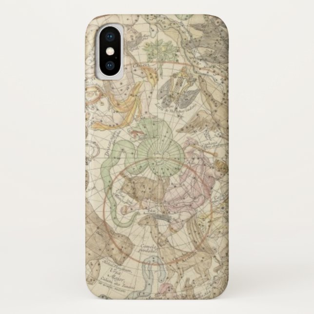 Planisphaerii Coelestis Hemis. Case-Mate iPhone Case (Back)