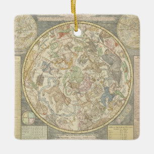 Planisphaerii Coelestis Hemis. Ceramic Ornament