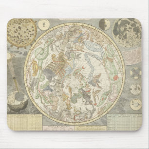 Planisphaerii Coelestis Hemisphaerium Mouse Pad