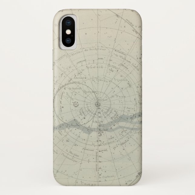 Planisphere Celeste Hemisphere Case-Mate iPhone Case (Back)