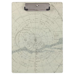 Planisphere Celeste Hemisphere Clipboard