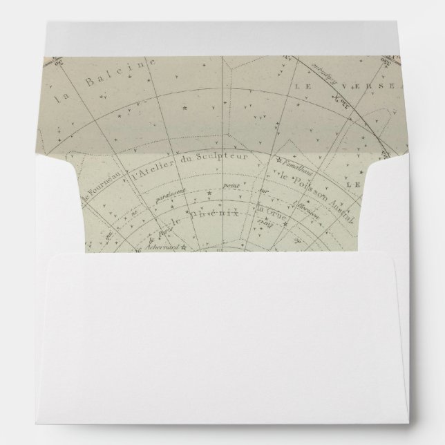 Planisphere Celeste Hemisphere Envelope (Back (Bottom))