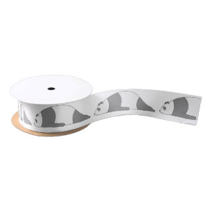 Planking Panda Satin Ribbon