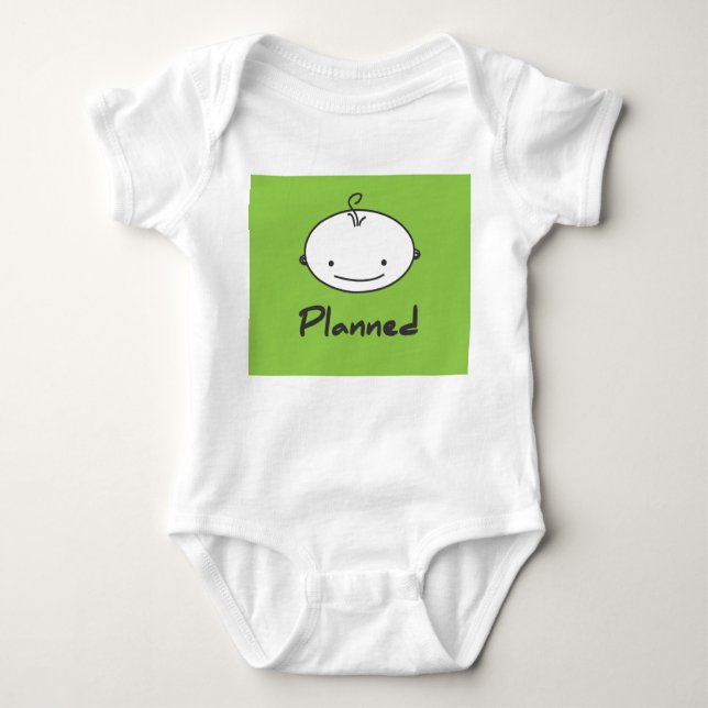 planned baby bodysuit (Front)