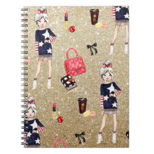 planner addict girl journal and notebooks