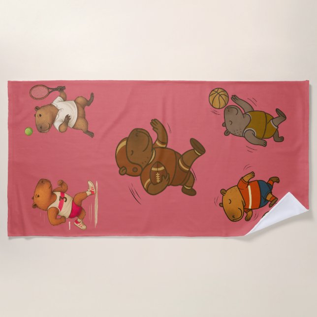 Planner Beach Towel (Front)